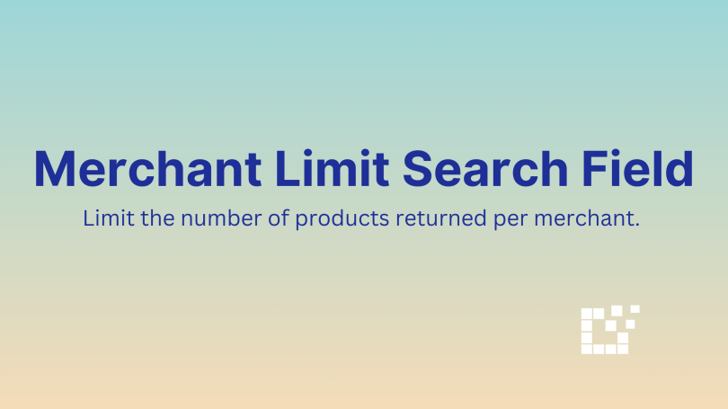 merchant limit search field